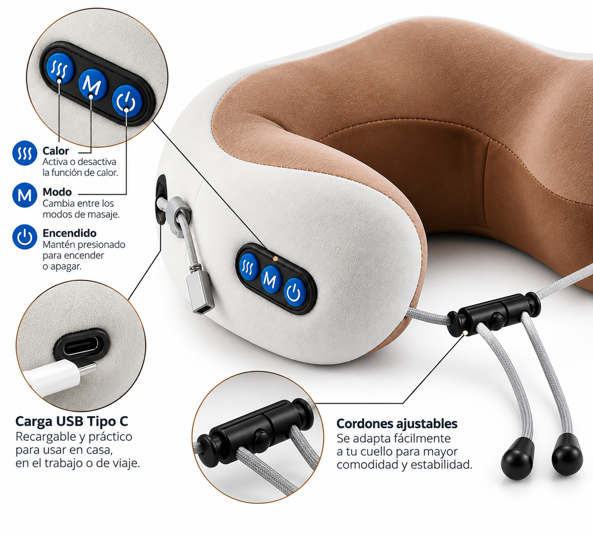 RELAXNECK / Masajeador Cervical Recargable