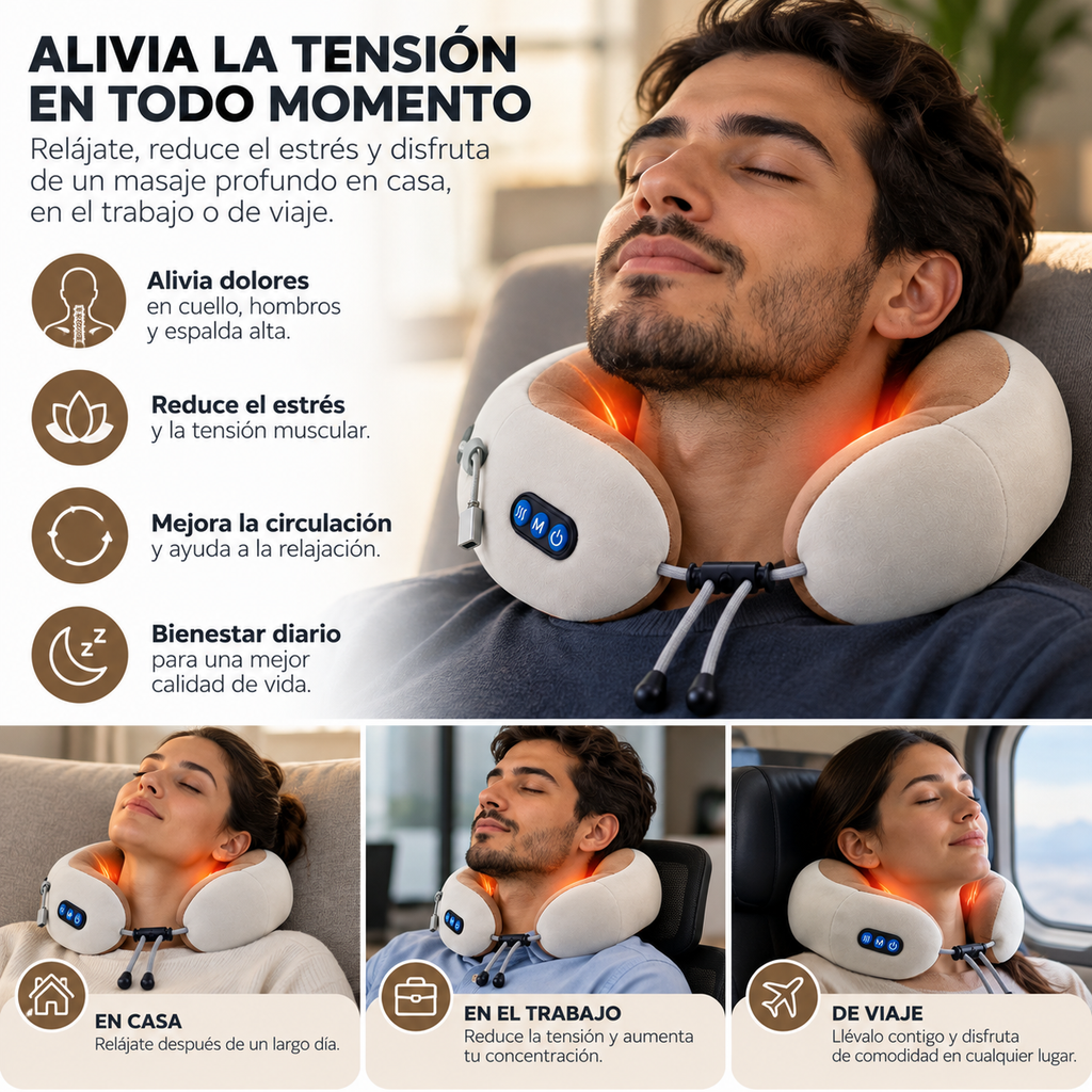 RELAXNECK / Masajeador Cervical Recargable